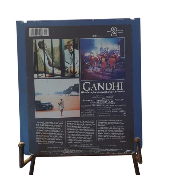 Gandhi CED VideoDisc (1982) Columbia Pictures RCA VideoDisc Disc - Picture 3 of 3